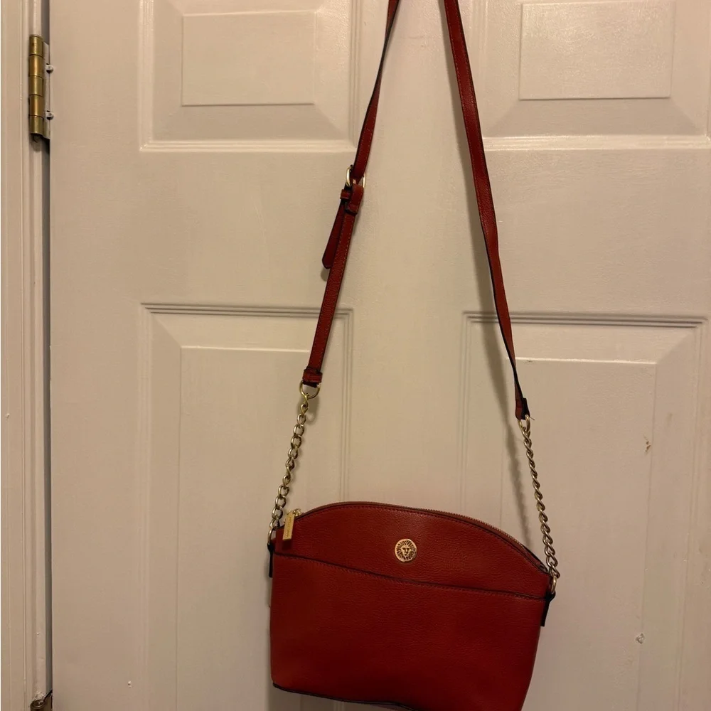 Anne Kline Elegant Red Crossbody Bag